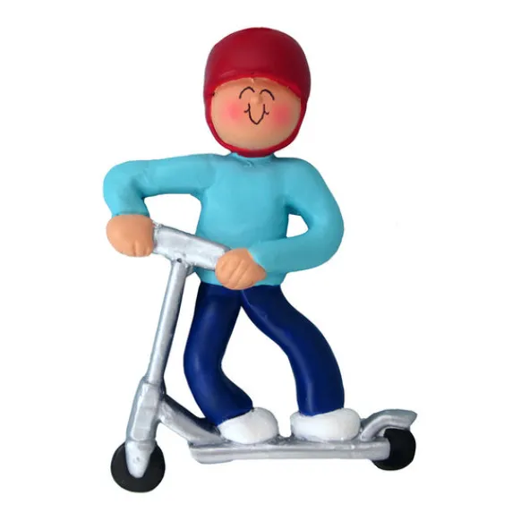 Best Sale Personalized Riding Scooter Ornament - Male Transportation