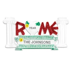 Fashion PolarX Personalized Rome Ornament
