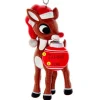 Clearance Personalized Rudolph The Red Nose Reindeer® With Bulb Ornament Licensed Characters