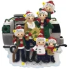 Best Sale PolarX Personalized Rv Family Of 6 Ornament