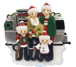 Best PolarX Personalized Rv Family Of 4 Ornament