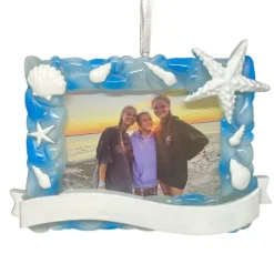 Outlet Personalized Seashell Picture Frame Beach Ornament Picture Frames