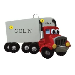 Hot Personalized Semi Truck With Face Ornament Transportation