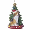 Best Sale Kurt Adler Personalized Sheltie Dog Ornament