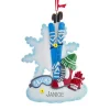 Discount Kurt Adler Personalized Ski Equipment Ornament