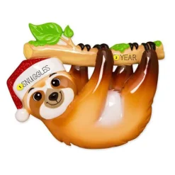 Clearance Personalized Sloth Ornament Animals