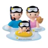 Fashion PolarX Personalized Snorkeling Family Of 3 Ornament