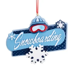Store Kurt Adler Personalized Snowboarding Ornament