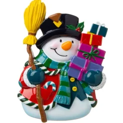 Online PolarX Personalized Snowman With Presents Ornament