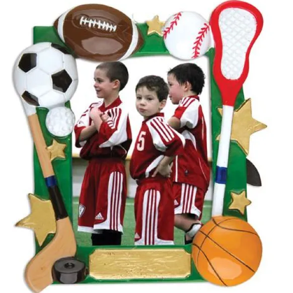 Store Personalized Sports Frame Ornament Picture Frames