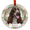 Best Sale E & S Imports Personalized Springer Spaniel Ornament