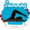 Cheap PolarX Personalized Swimming Ornament