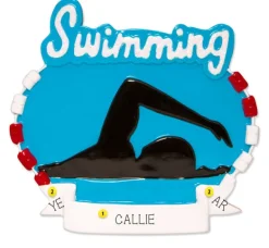 Cheap PolarX Personalized Swimming Ornament
