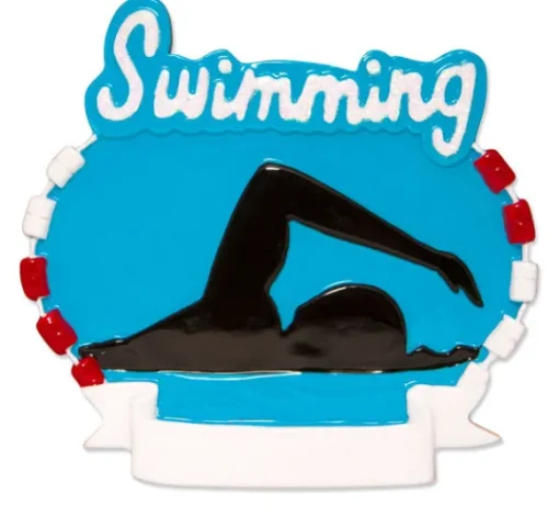 Cheap PolarX Personalized Swimming Ornament
