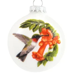 Fashion Personalized Symbol Of The Hummingbird Glass Bulb Ornament Animals