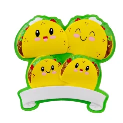 Fashion PolarX Personalized Taco Family Of 4 Ornament