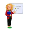 Cheap Ornament Central Personalized Teacher Ornament, Blonde Female