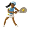 Cheap Ornament Central Personalized Tennis Player Ornament - Female, African American