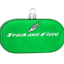 Clearance Bronners Personalized Track And Field Glass Ornament