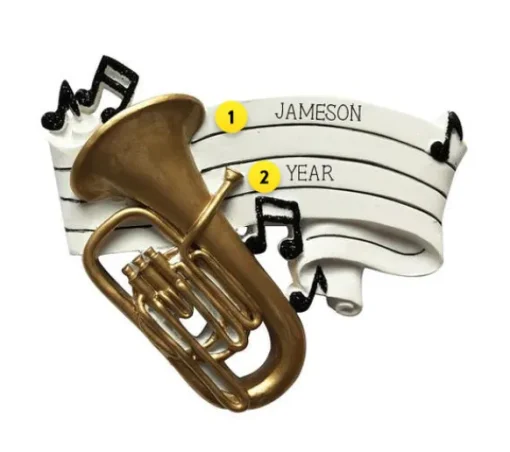 Shop Personalized Tuba Ornament Music