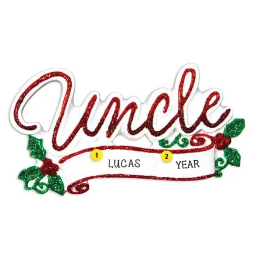 Fashion Personalized Uncle Ornament Family Members