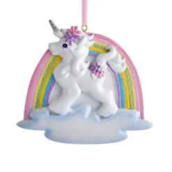Flash Sale Personalized Unicorn Rainbow Ornament Kids