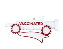 Store Personalized Vaccine Shot Ornament Vaccinated / Covid-19