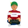 Best Personalized Video Game Player Ornament-Boy Fun & Games