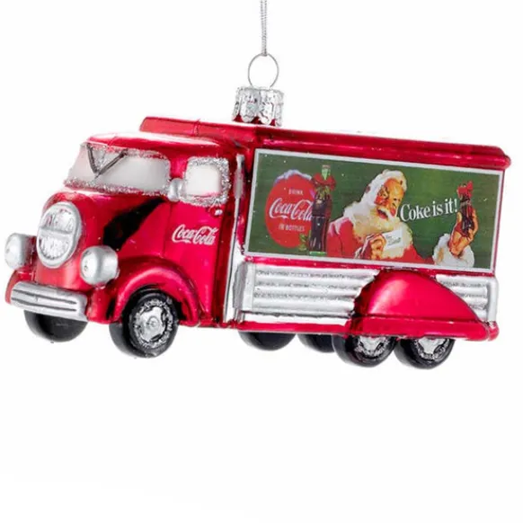 Clearance Kurt Adler Personalized Vintage Glass Coca-Cola® Truck Ornament