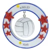 Clearance PolarX Personalized Volleyball Ornament