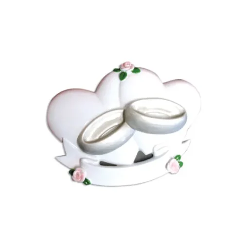 Store Personalized Wedding Heart Ornament Engaged, Wedding, & Anniversary