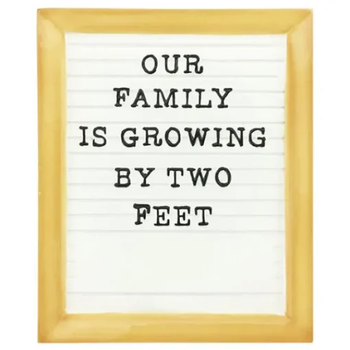 Flash Sale Personalized We'Re Expecting Letter Board Ornament Expecting & New Family