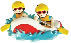 Best Sale PolarX Personalized White Water Rafting Couple Ornament