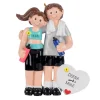 Store Personalized Workout Couple Ornament Couples