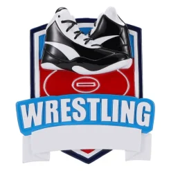 Hot PolarX Personalized Wrestling Shield Ornament