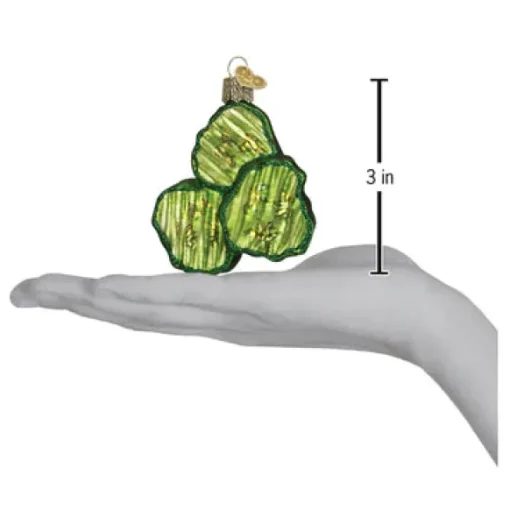 Hot Old World Christmas Pickle Chips Ornament -