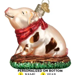 Best Sale Piggy In The Puddle Ornament - Horse & Farm