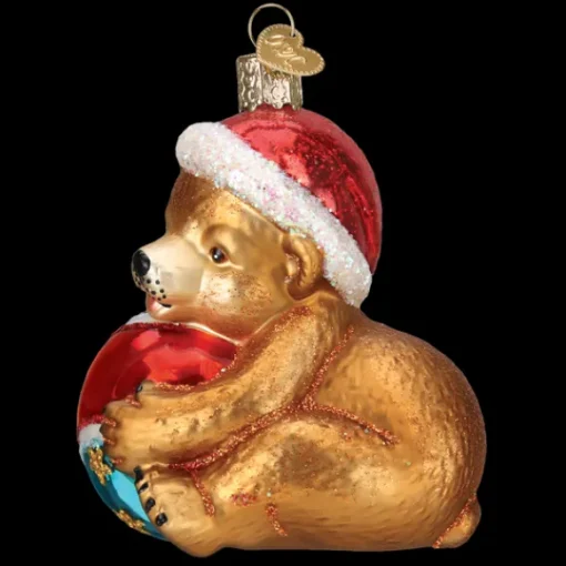 New Old World Christmas Playful Cub Ornament -