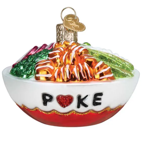 Hot Old World Christmas Poke Bowl Ornament -