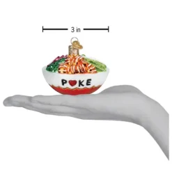 Hot Old World Christmas Poke Bowl Ornament -