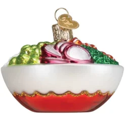 Hot Old World Christmas Poke Bowl Ornament -