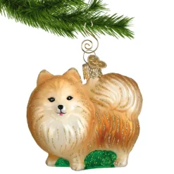 Best Sale Old World Christmas Pomeranian Ornament -
