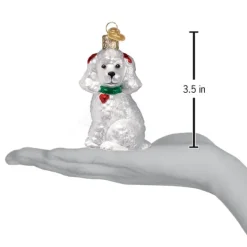 Best Old World Christmas Poodle Ornament -