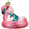 New Old World Christmas Pool Float Snowman Ornament -