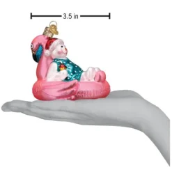 New Old World Christmas Pool Float Snowman Ornament -