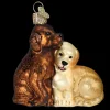Online Old World Christmas Puppy Love Ornament -