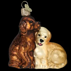 Online Old World Christmas Puppy Love Ornament -