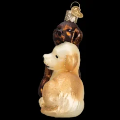 Online Old World Christmas Puppy Love Ornament -