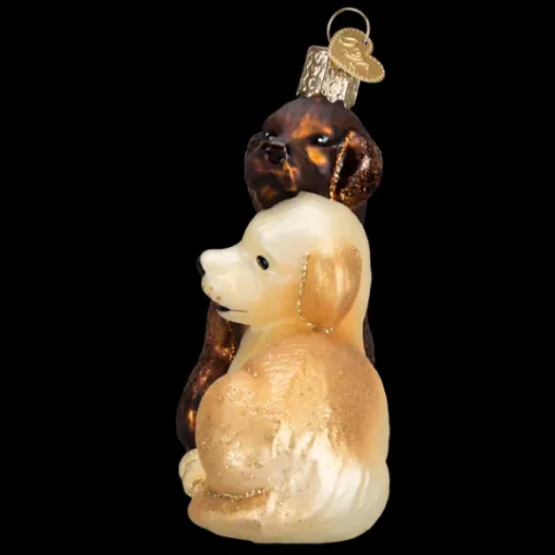 Online Old World Christmas Puppy Love Ornament -