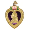 Clearance Purple Heart Ornament - Military & Patriotic